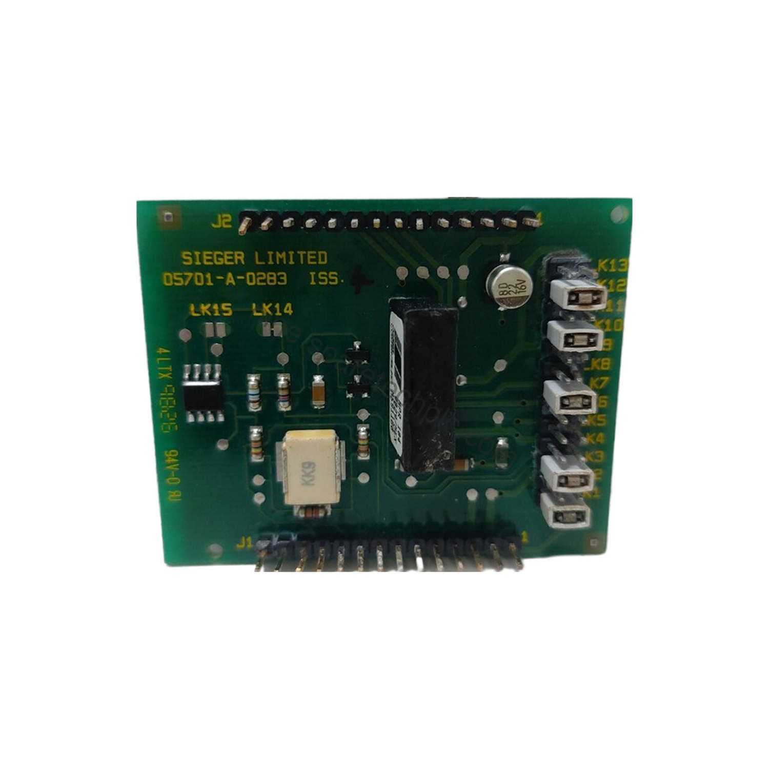Figure 1: Front view of the Honeywell 05701-A-0283 industrial automation component showing its physical design and enclosure.