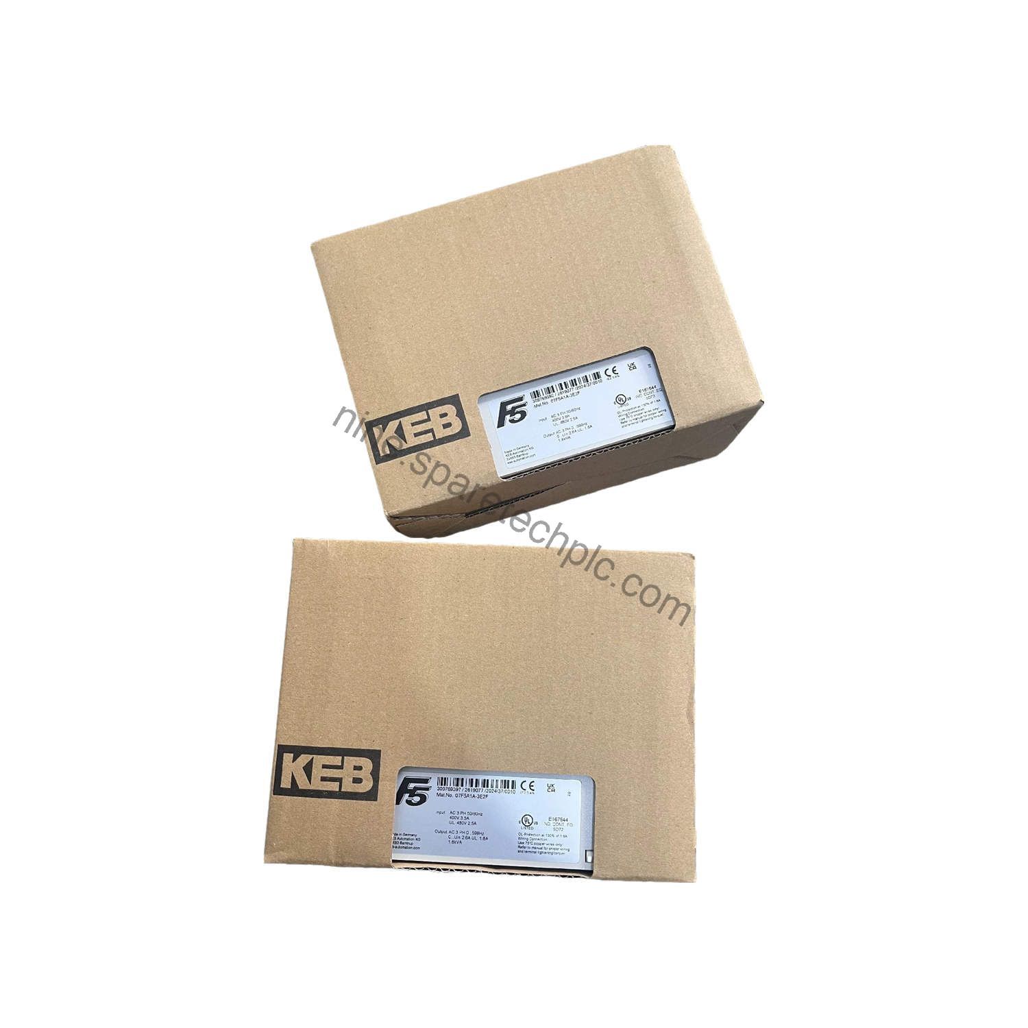 Figure 1: Front view of the KEB 07F5A1A-3E2G industrial automation component showing its physical design and enclosure.
