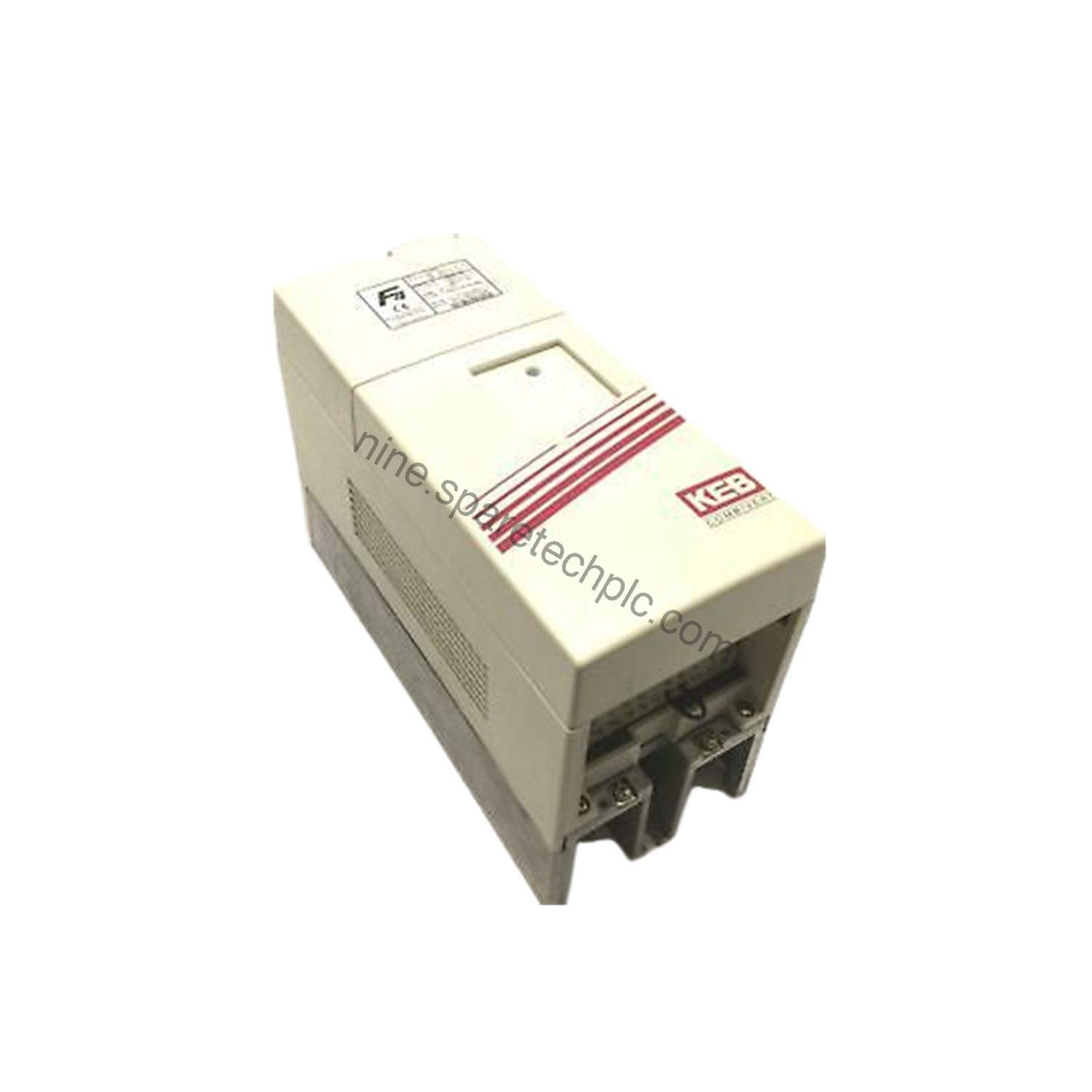 Figure 1: Front view of the KEB 09F5B1B-2B0A industrial automation component showing its physical design and enclosure.